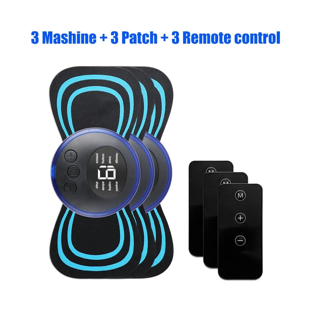 Mini Masseur EMS TENS Cervical — Portable & Discret