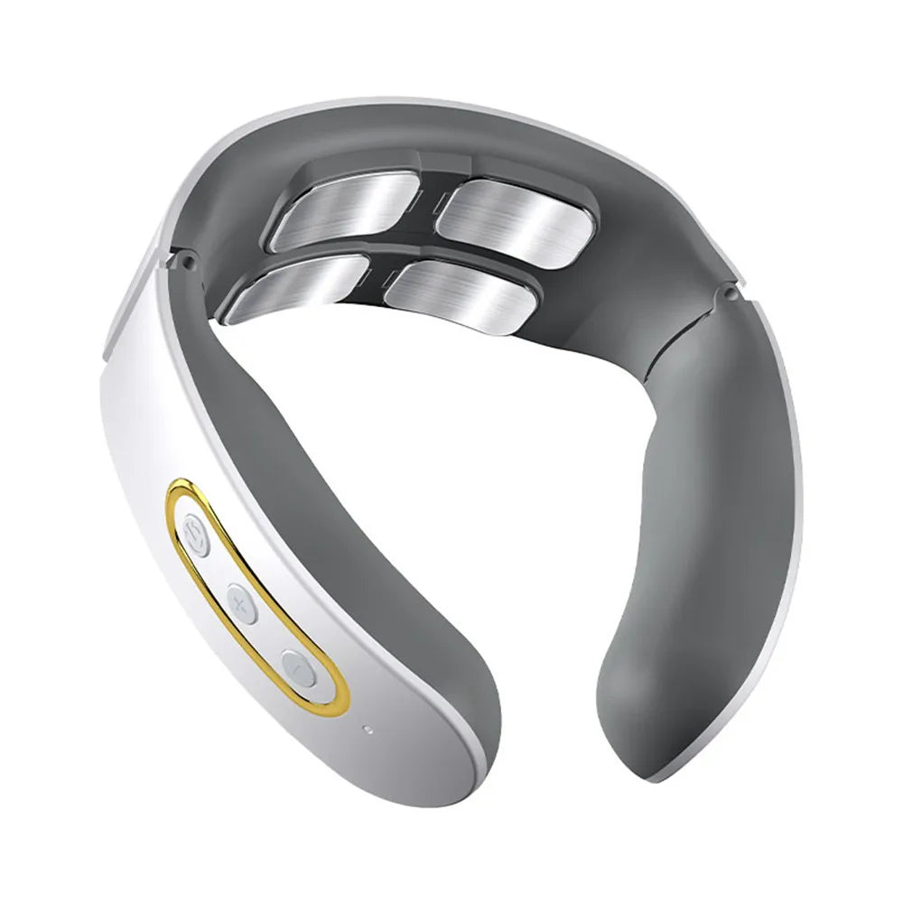 Masseur Cervical EMS Infrarouge Intelligent — Chaleur Profonde & Traction