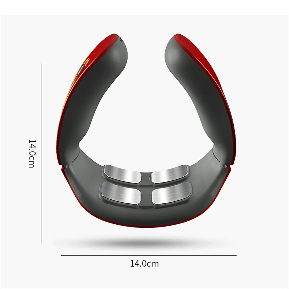Masseur Cervical EMS Infrarouge Intelligent — Chaleur Profonde & Traction