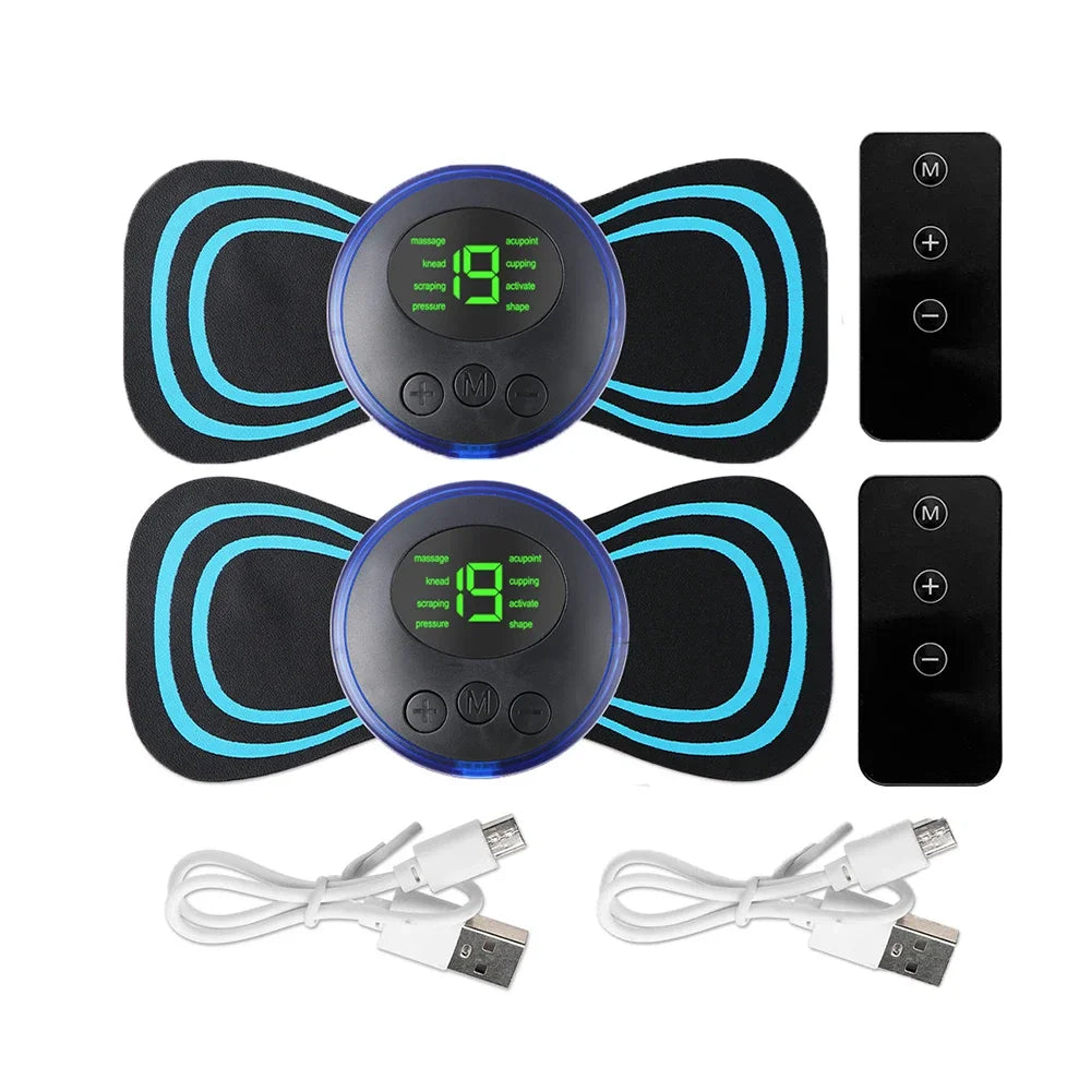 Mini Masseur EMS TENS Cervical — Portable & Discret