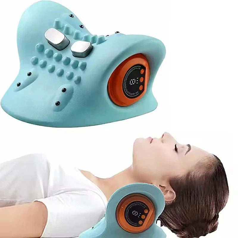 Oreiller Masseur Cervical Chauffant EMS — Détente & Réparation
