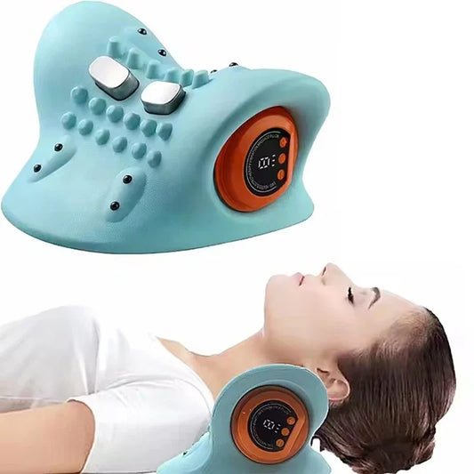 Oreiller Masseur Cervical Chauffant EMS — Détente & Réparation
