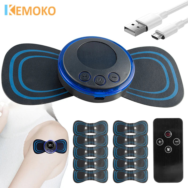Stimulateur Musculaire EMS — 8 Modes | Nuque, Dos, Épaules & Plus