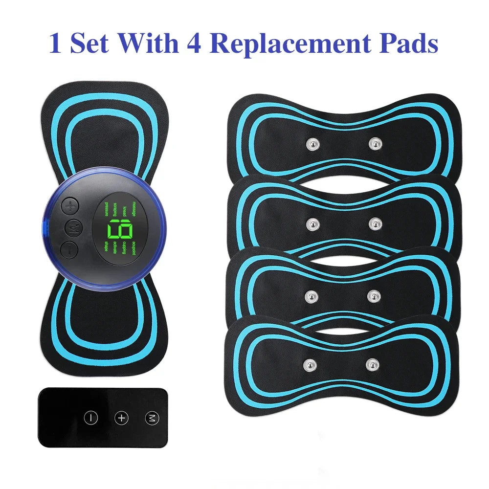 Mini Masseur EMS TENS Cervical — Portable & Discret