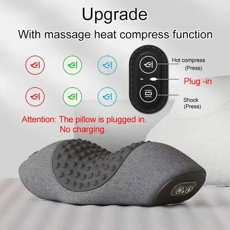 Masseur Cervical ZenFlow Pro — Chaleur 40°C + EMS | Soulage Nuque & Épaules