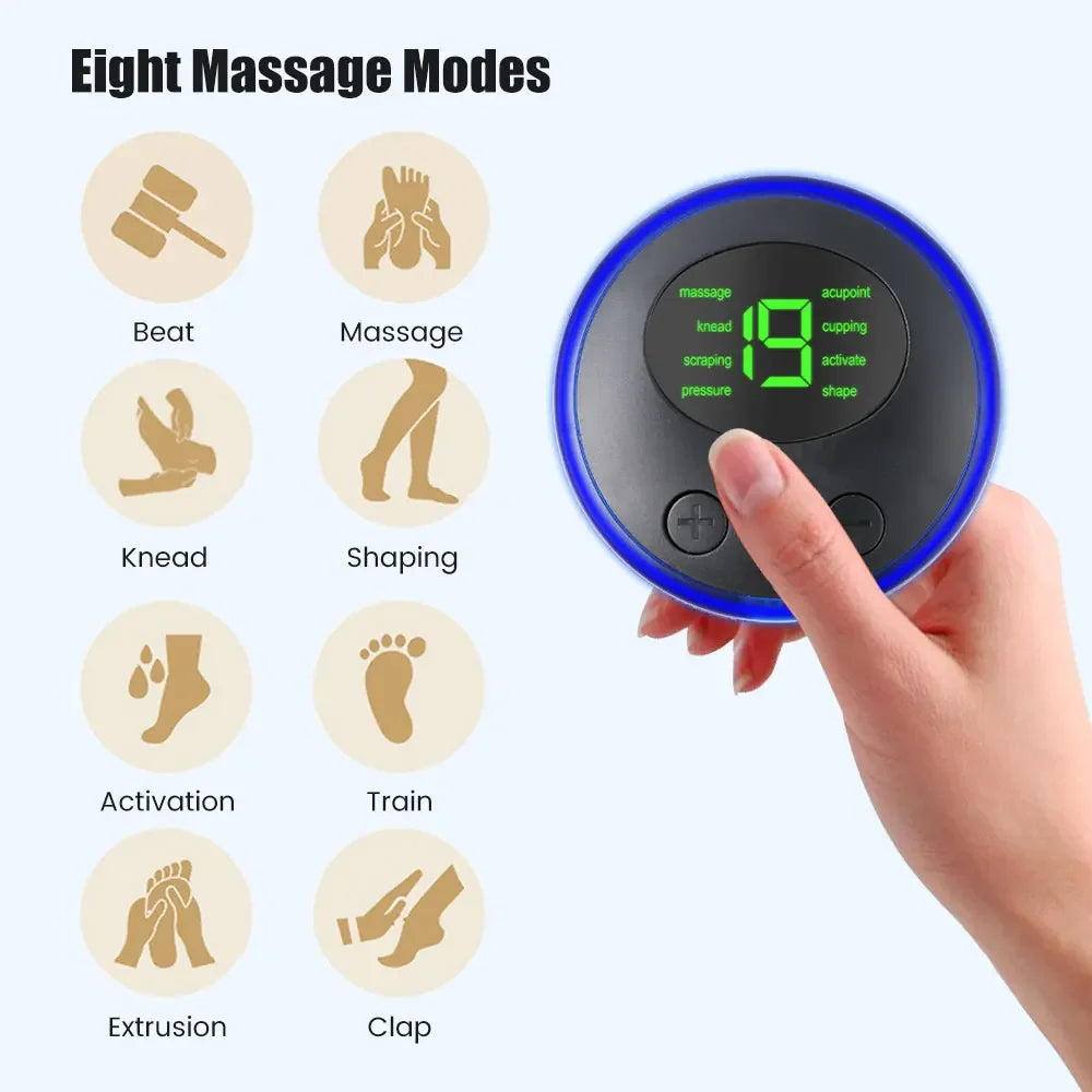 Mini Masseur EMS TENS Cervical — Portable & Discret