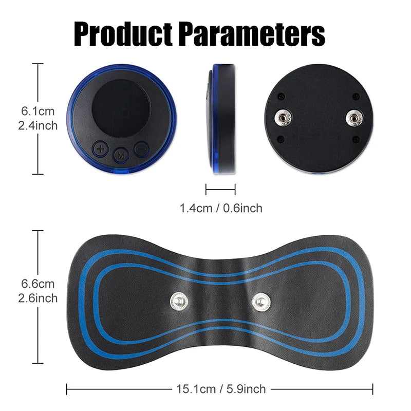 Stimulateur Musculaire EMS — 8 Modes | Nuque, Dos, Épaules & Plus