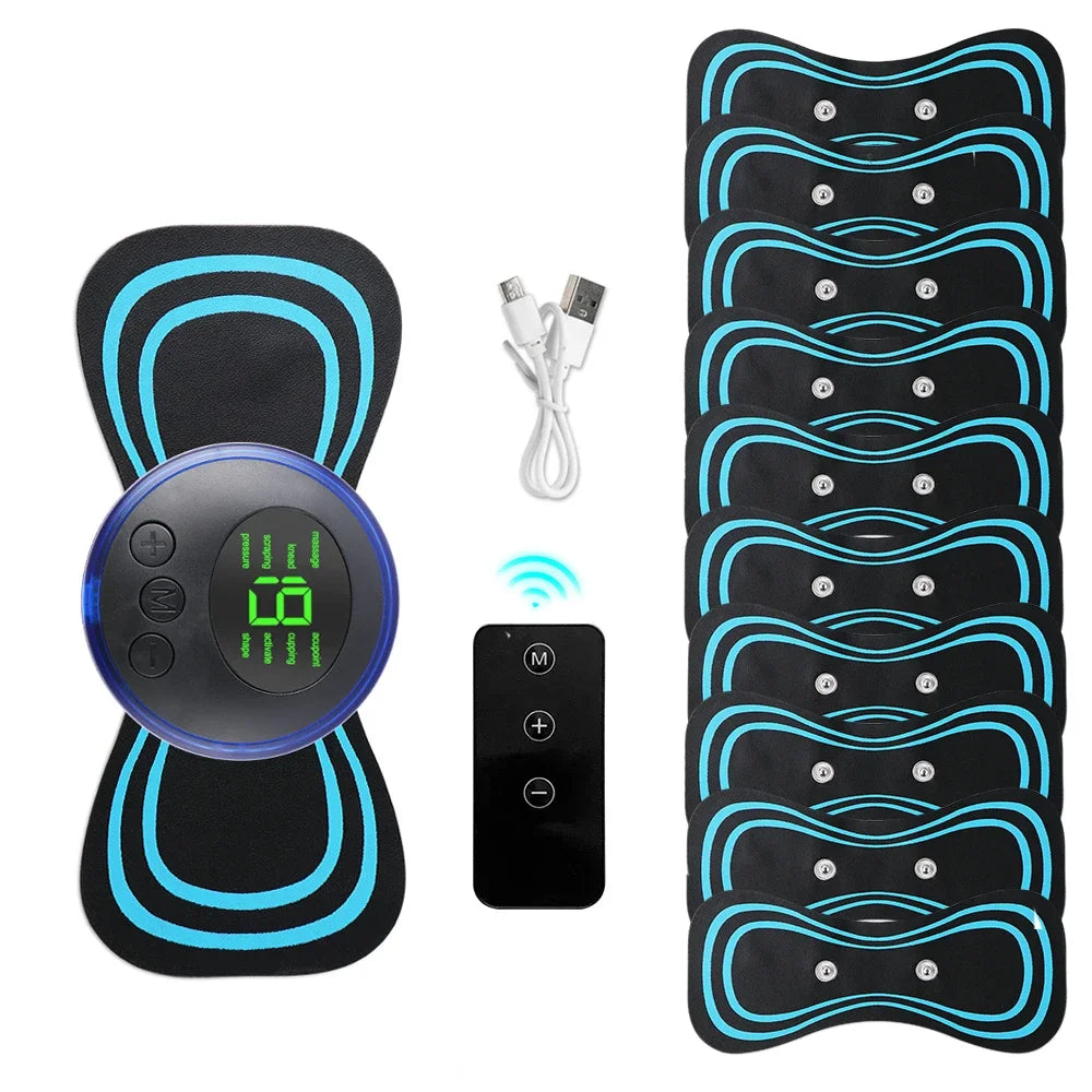 Mini Masseur EMS TENS Cervical — Portable & Discret